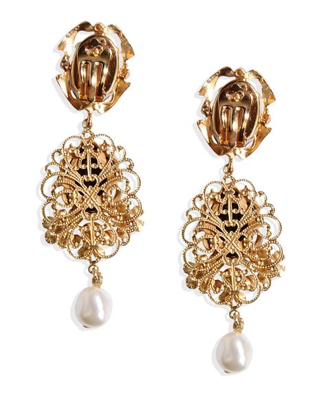 dolce gabbana angel earring|dolce and gabbana style earrings.